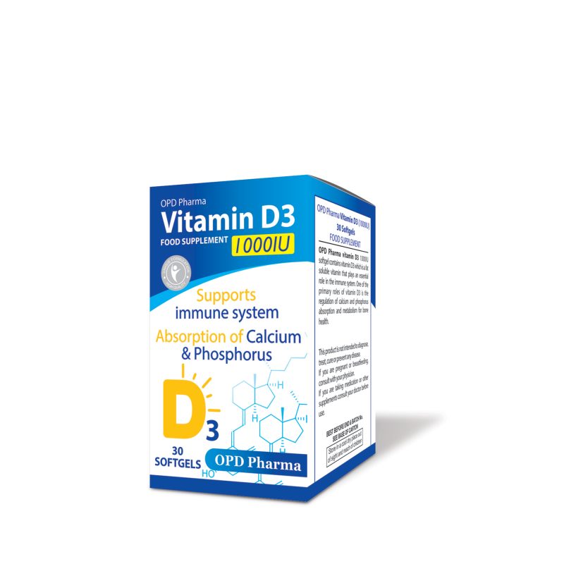 OPD Pharma Vitamin D3 1000 IU