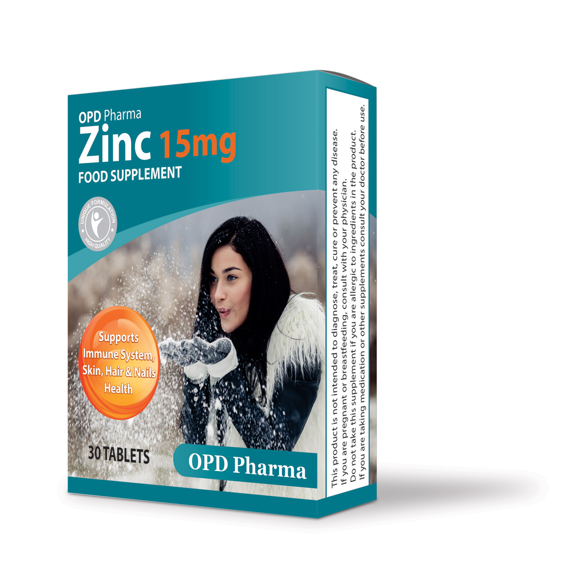 Zinc 15 mg OPD Pharma